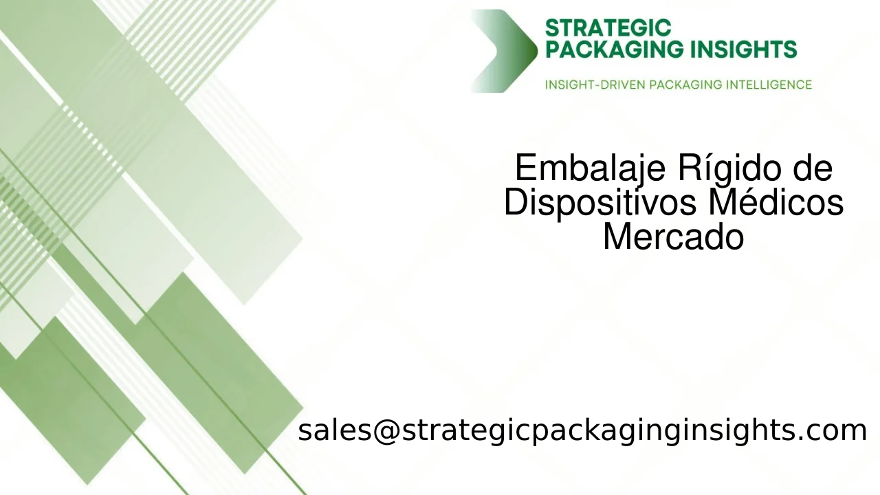 Tamaño del Mercado de Embalaje Rígido de Dispositivos Médicos, Crecimiento Futuro y Pronóstico 2033