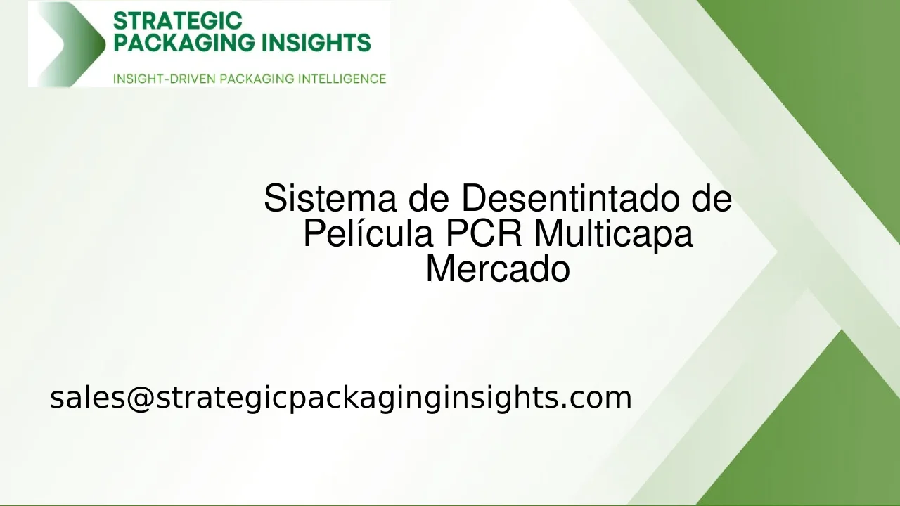 Tamaño del Mercado de Sistema de Desentintado de Película PCR Multicapa, Crecimiento Futuro y Pronóstico 2033