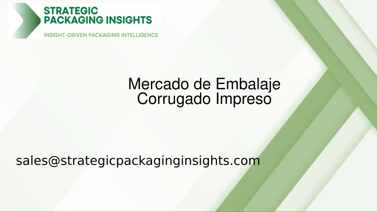 Tamaño del Mercado de Embalaje Corrugado Impreso, Crecimiento Futuro y Pronóstico 2034