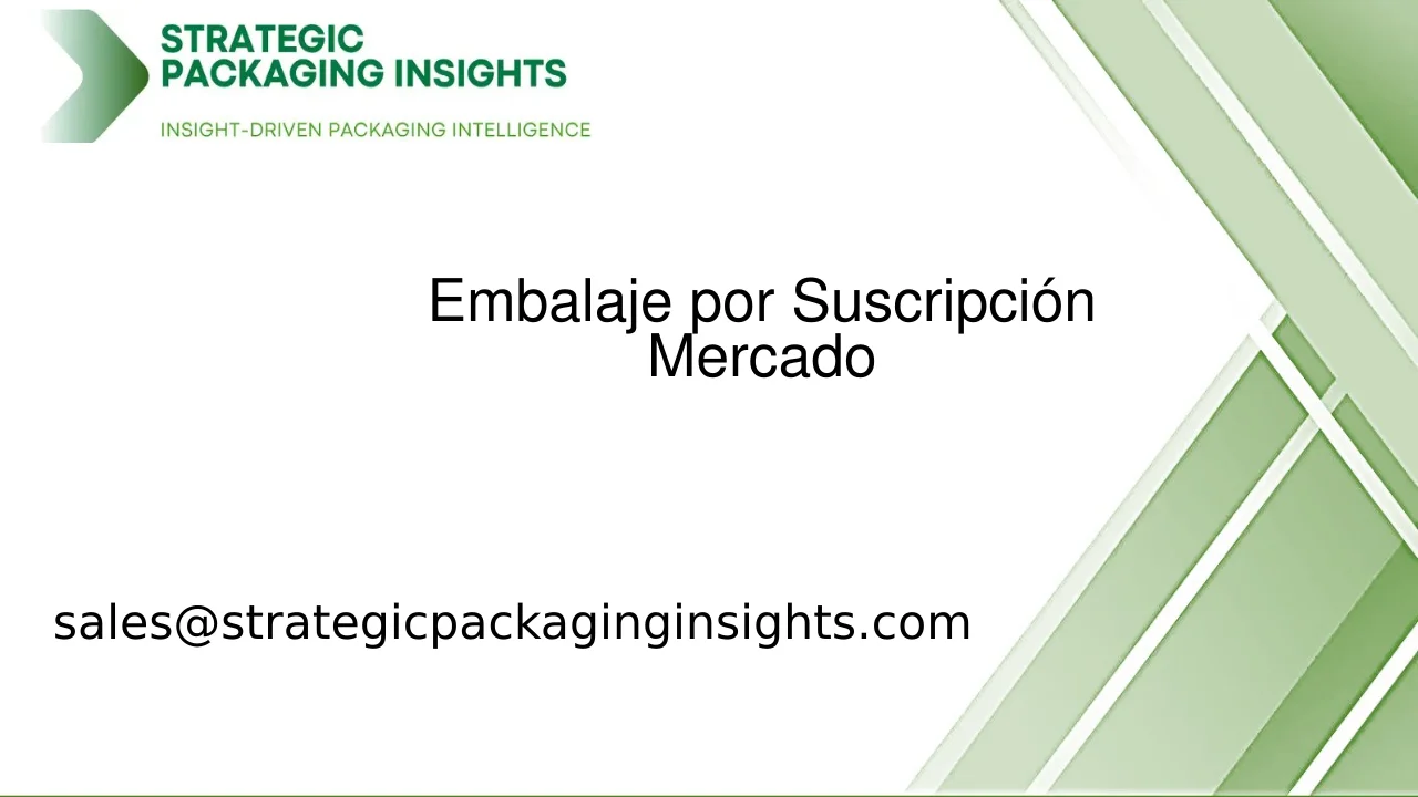 Tamaño del Mercado de Embalaje por Suscripción, Crecimiento Futuro y Pronóstico 2034