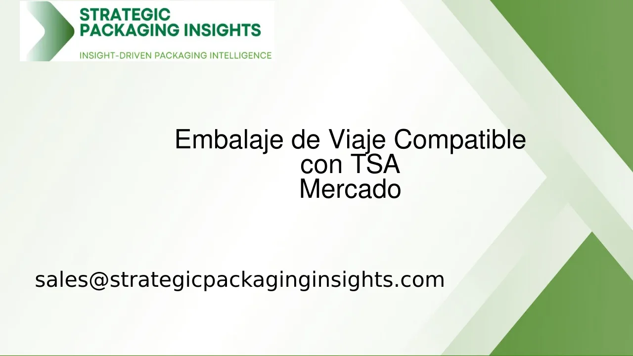 Tamaño del Mercado de Embalaje de Viaje Compatible con TSA, Crecimiento Futuro y Pronóstico 2033