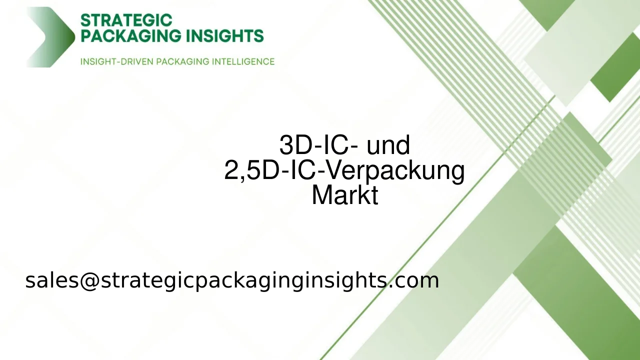 Marktgröße für 3D-IC- und 2,5D-IC-Verpackungen, zukünftiges Wachstum und Prognose 2033