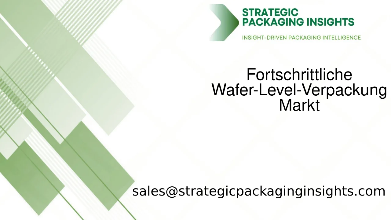 Marktgröße für fortschrittliche Wafer-Level-Verpackung, zukünftiges Wachstum und Prognose 2033