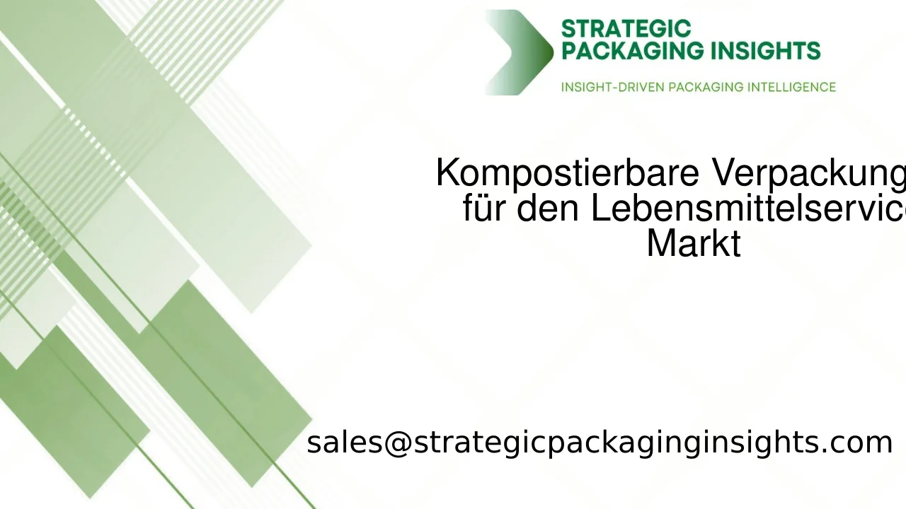 Marktgröße für kompostierbare Verpackungen im Lebensmittelservice, zukünftiges Wachstum und Prognose 2033