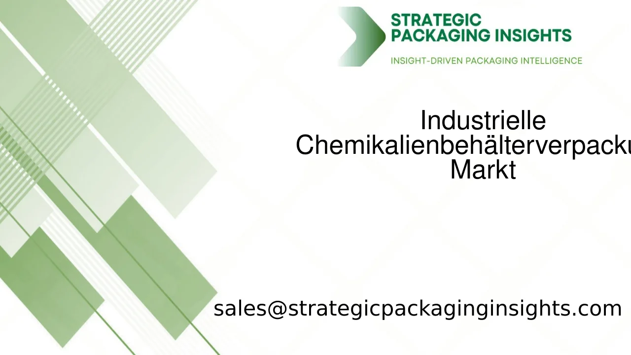 Marktgröße für industrielle Chemikalienbehälterverpackungen, zukünftiges Wachstum und Prognose 2033