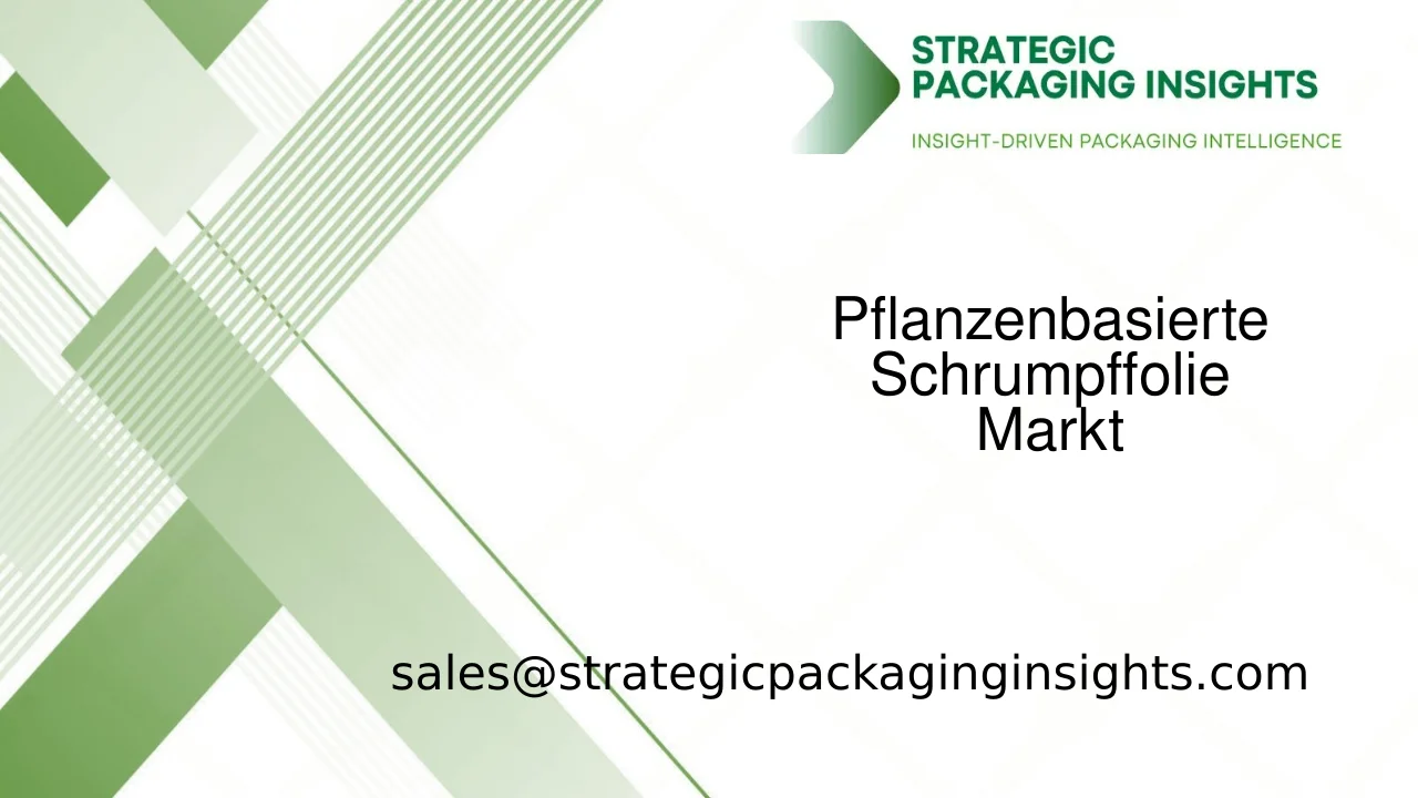 Marktgröße für Pflanzenbasierte Schrumpffolie, zukünftiges Wachstum und Prognose 2033