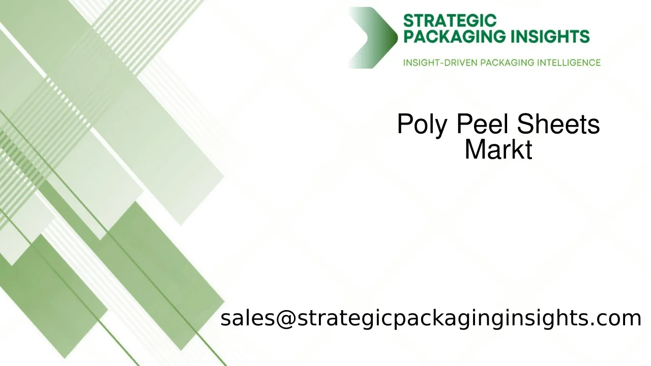 Poly Peel Sheets Marktgröße, zukünftiges Wachstum und Prognose 2033