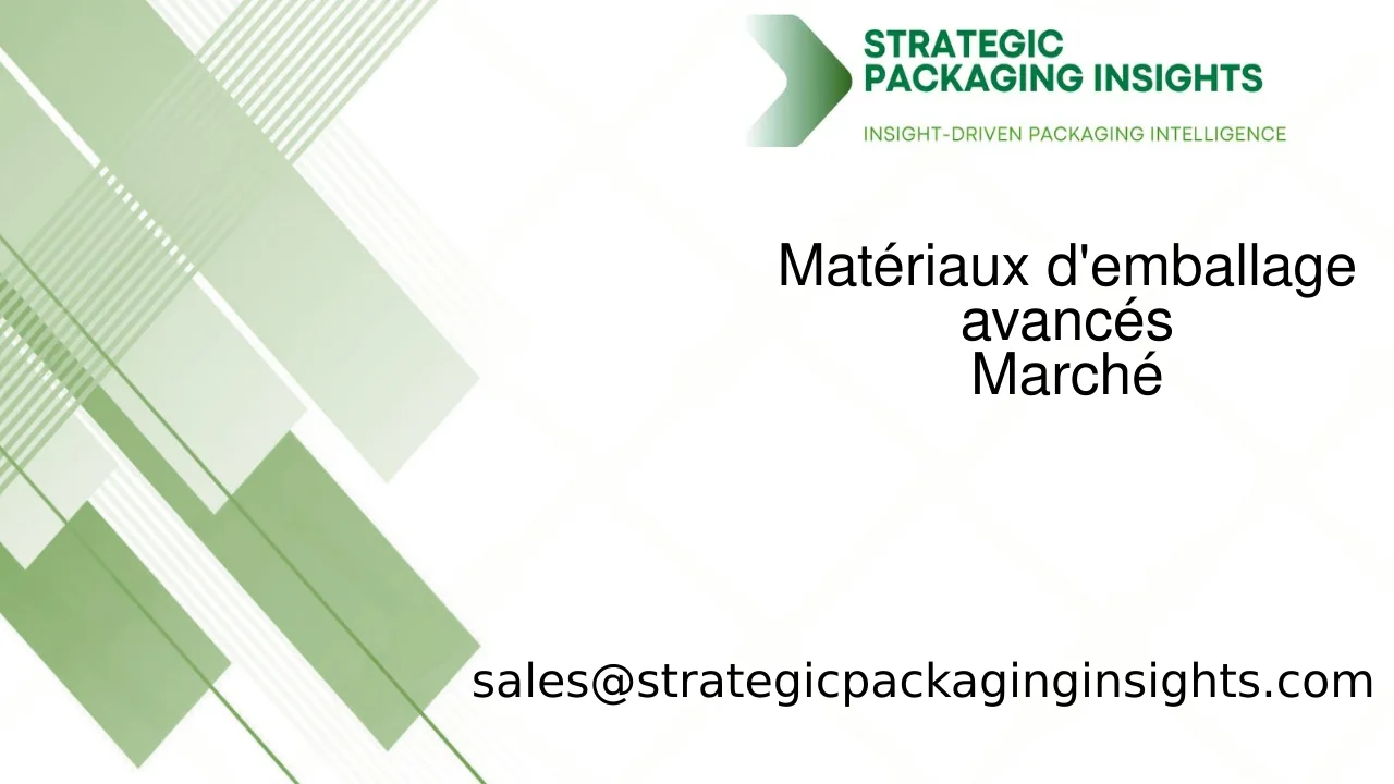 Taille du marché des matériaux d'emballage avancés, croissance future et prévisions 2033
