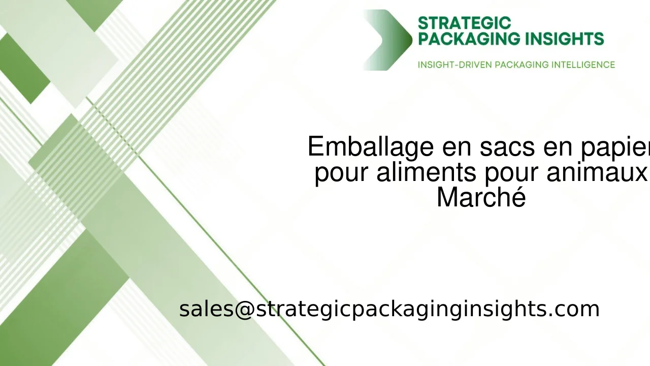 Taille du marché de l'emballage en sacs en papier pour aliments pour animaux, croissance future et prévisions 2034