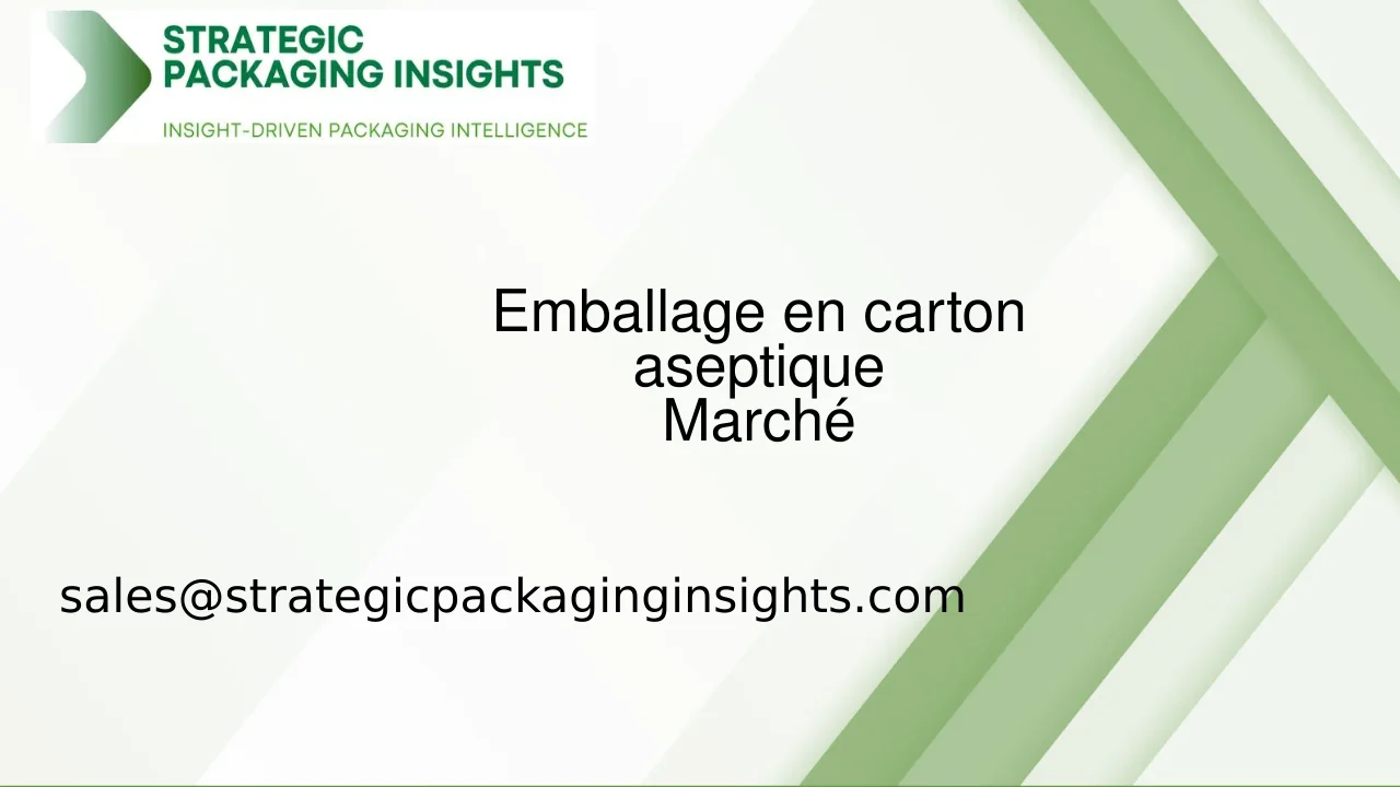 Taille du marché de l'emballage en carton aseptique, croissance future et prévisions 2033