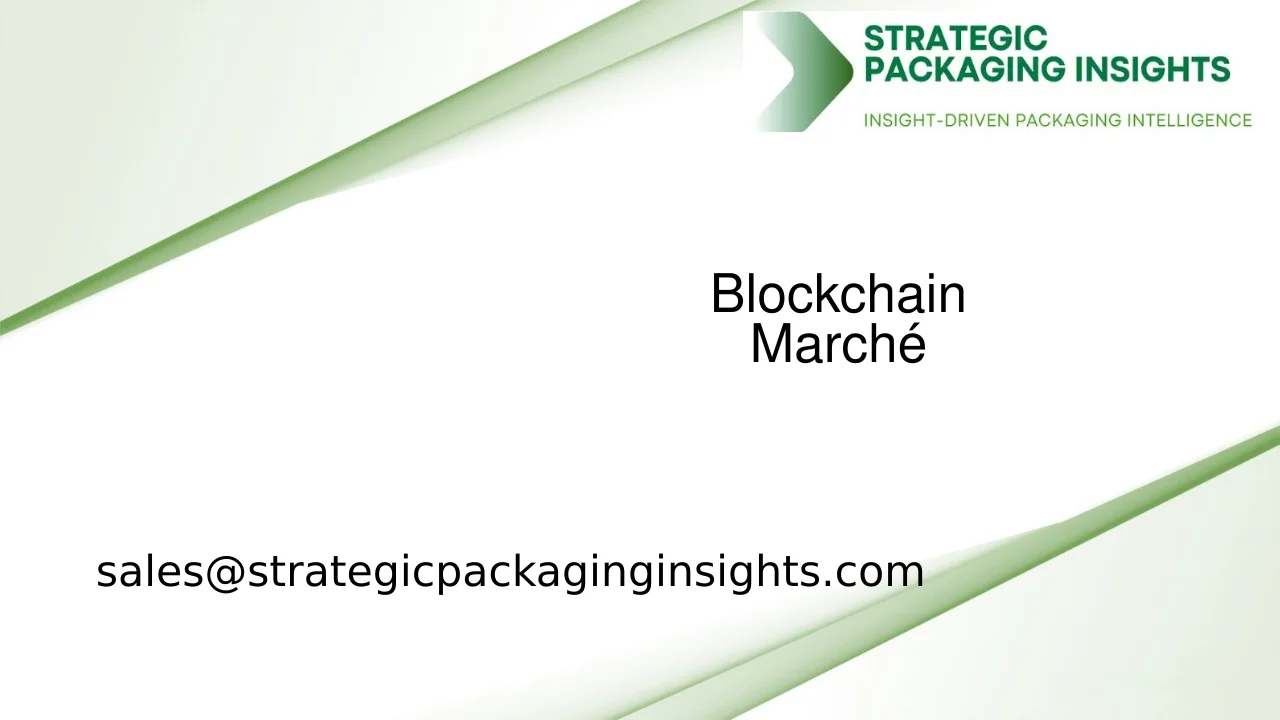 Taille du marché de la blockchain, croissance future et prévisions 2033