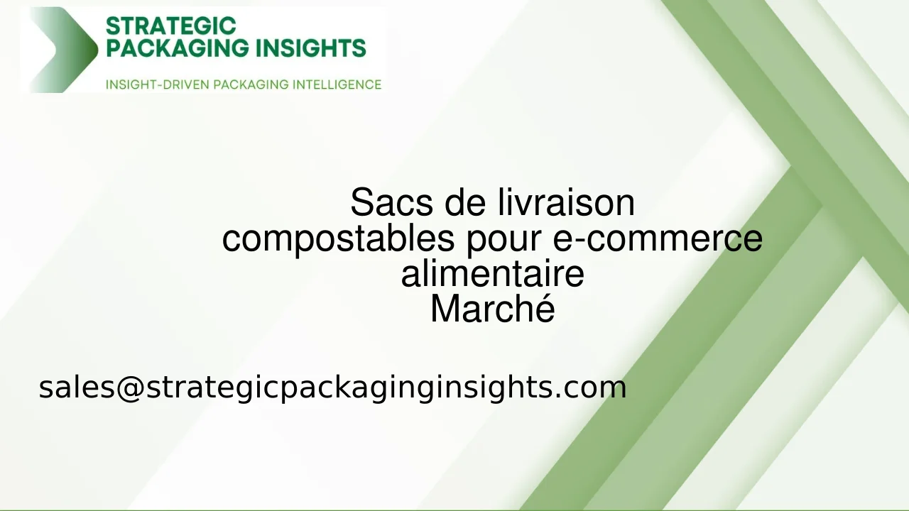 Taille du marché des sacs de livraison compostables pour e-commerce alimentaire, croissance future et prévisions 2033