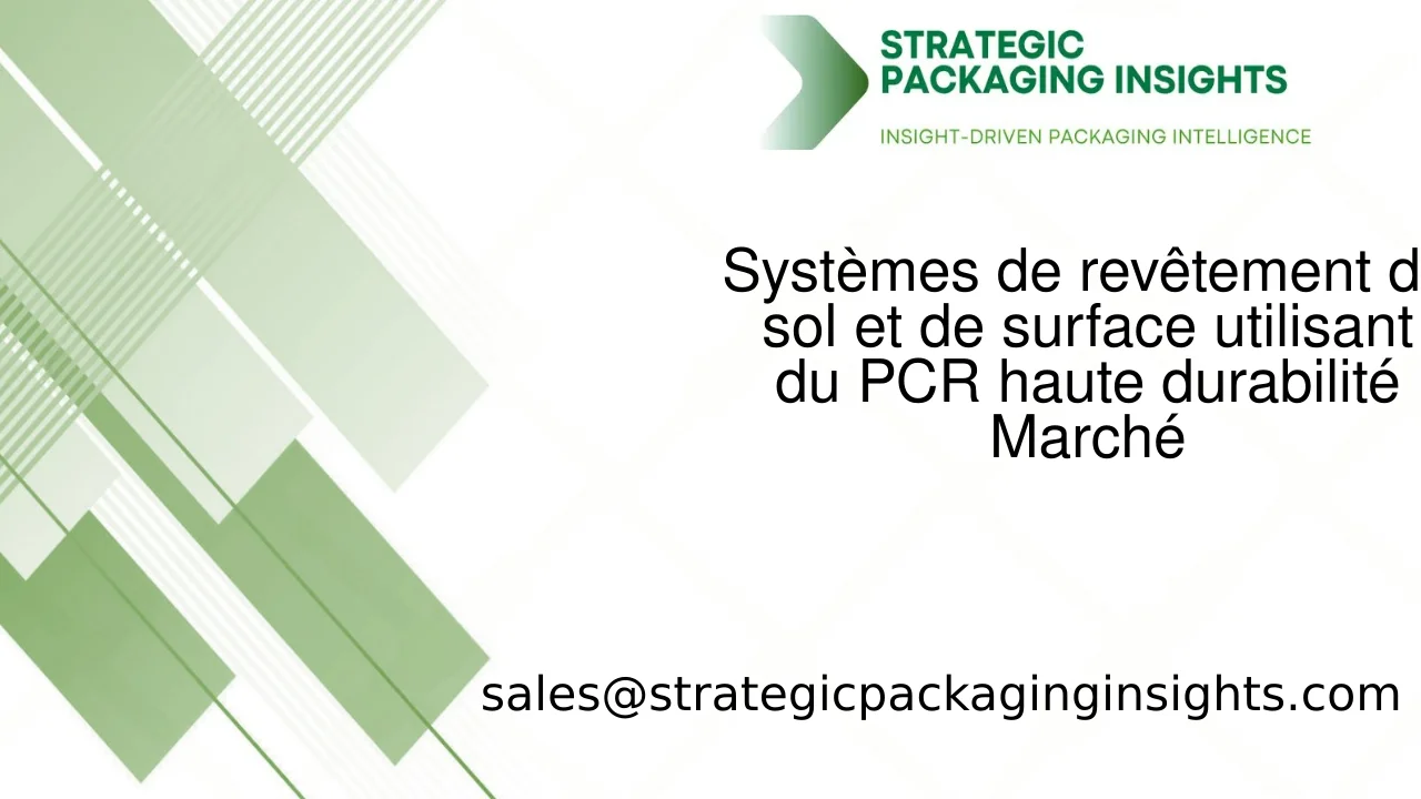 Taille du marché des systèmes de revêtement de sol et de surface utilisant du PCR haute durabilité, croissance future et prévisions 2033