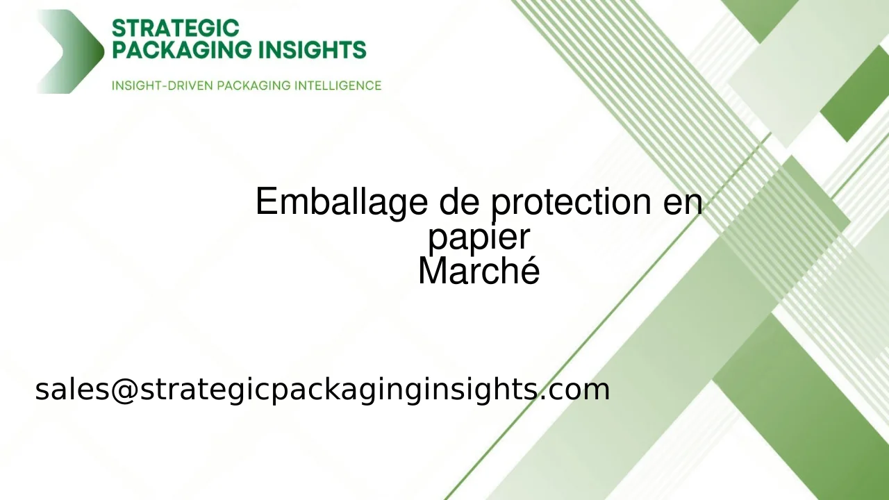 Taille du marché de l'emballage de protection en papier, croissance future et prévisions 2033