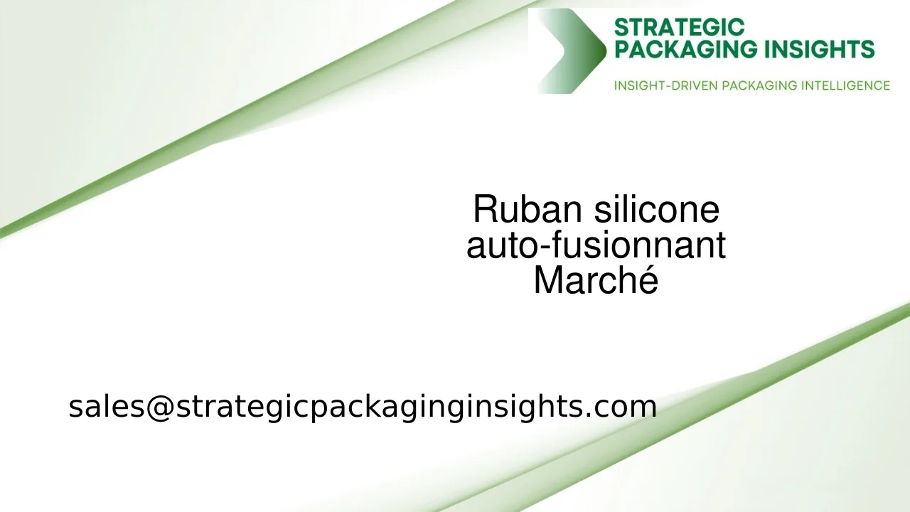 Taille du marché du ruban silicone auto-fusionnant, croissance future et prévisions 2033