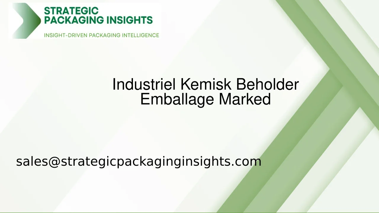 Industriel Kemisk Beholder Emballagemarked Størrelse, Fremtidig Vækst og Prognose 2033