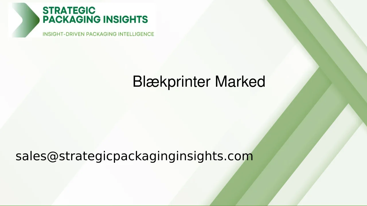 Blækprinter Markedsstørrelse, Fremtidig Vækst og Prognose 2033