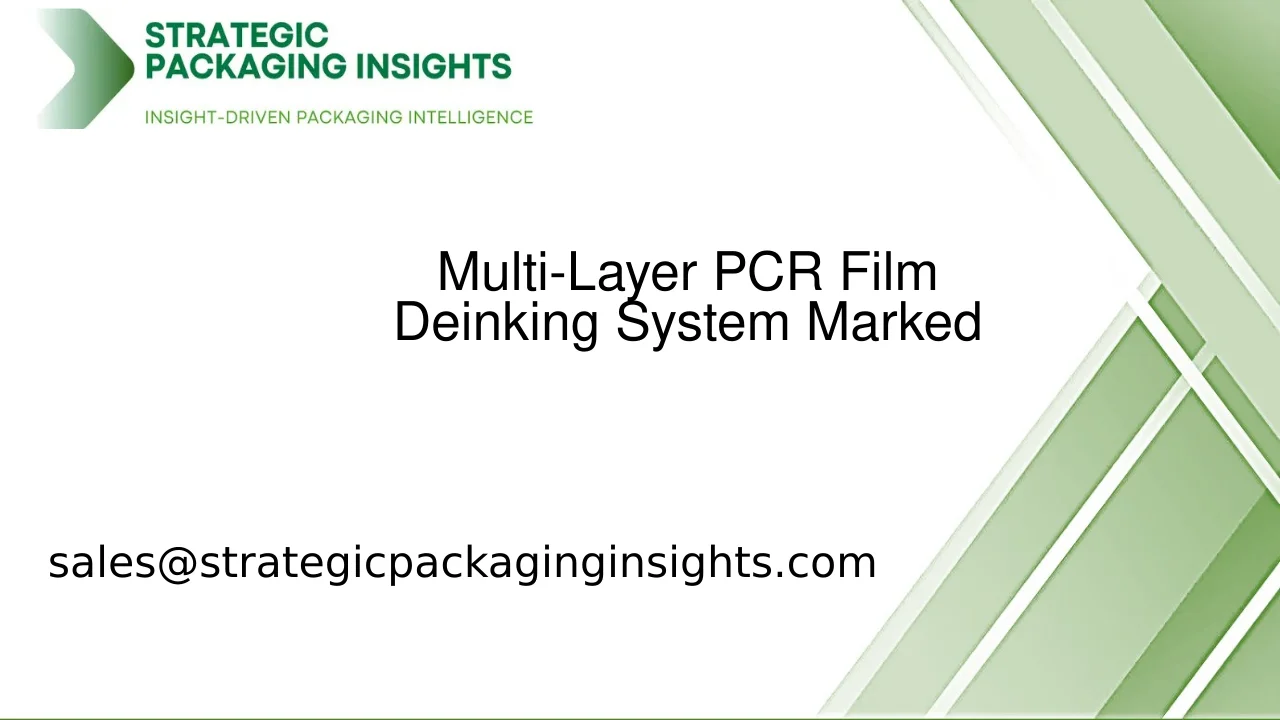 Multi-Layer PCR Film Deinking System Markedsstørrelse, Fremtidig Vækst og Prognose 2033