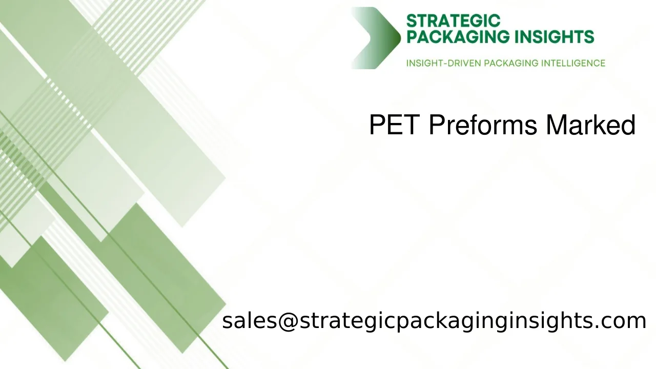 PET Preforms Markedsstørrelse, Fremtidig Vækst og Prognose 2033