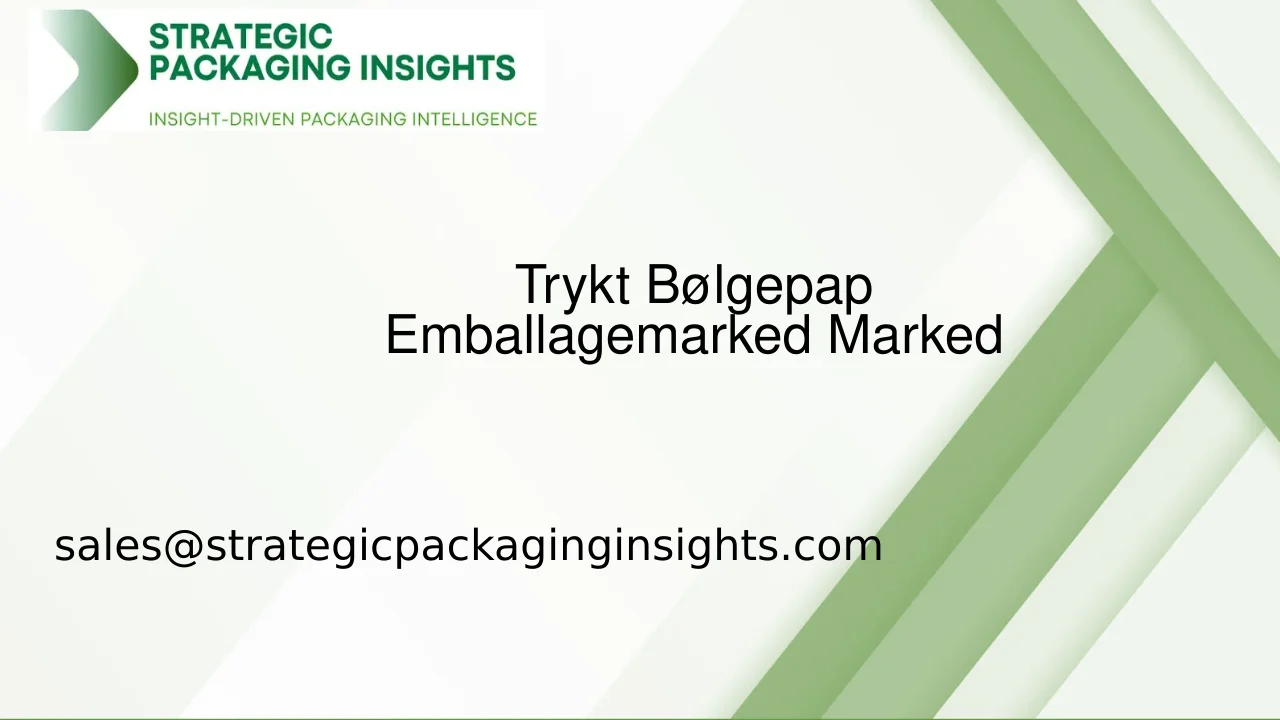 Trykt Bølgepap Emballagemarked Størrelse, Fremtidig Vækst og Prognose 2034