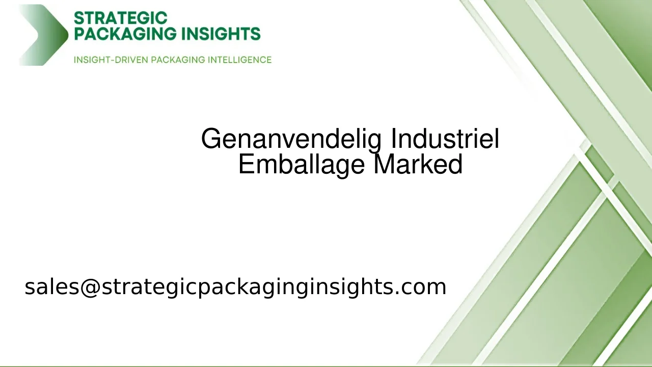 Genanvendelig Industriel Emballagemarked Størrelse, Fremtidig Vækst og Prognose 2033