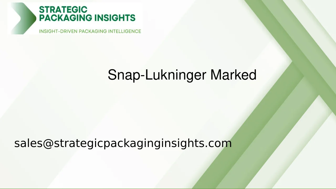 Snap-Lukninger Markedsstørrelse, Fremtidig Vækst og Prognose 2033